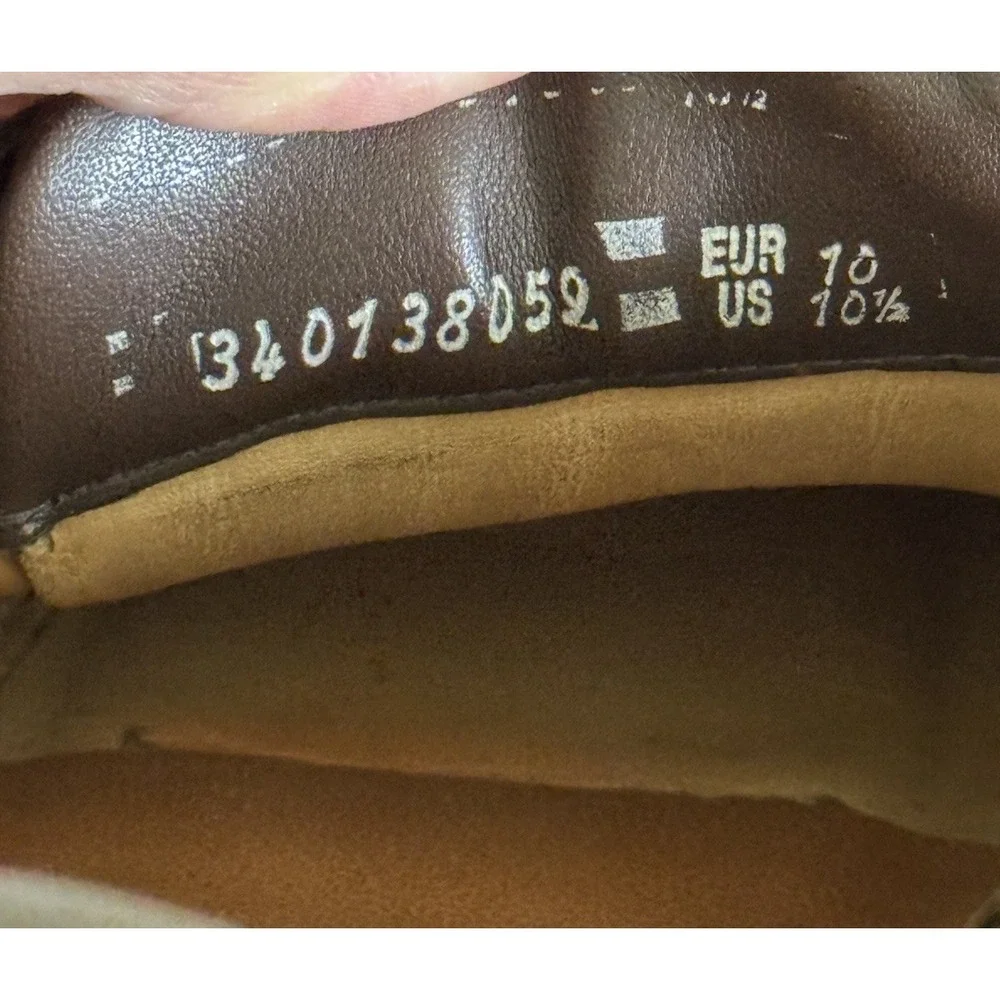 MEPHISTO Hurrikan Spinnaker Boat Shoes Loafers 10.5 US Mens Brown Leather